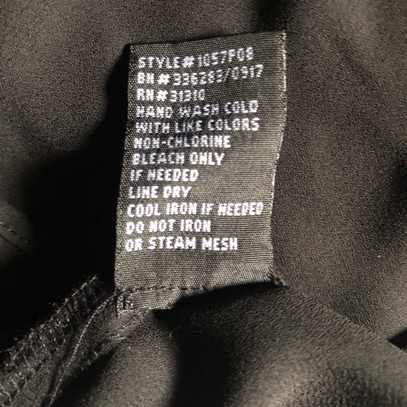 A.Byer Black Shirt with Embroidery Applica at the Neck 2XL - Picture 5 of 5